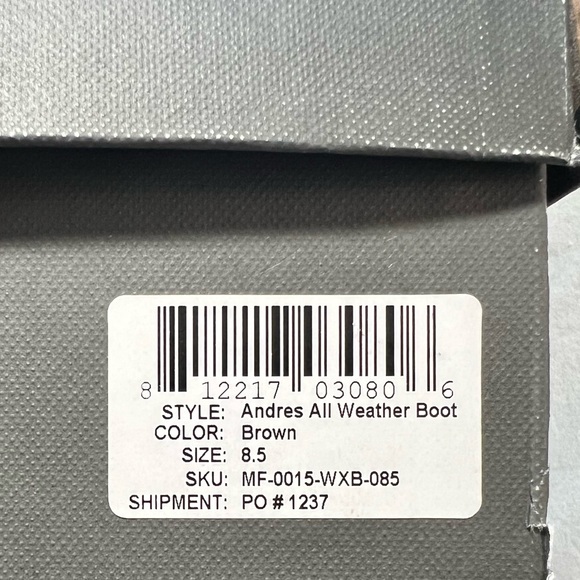 Nisolo 8.5 men’s boots waxed all weather brown leather boots lace up - Picture 11 of 11